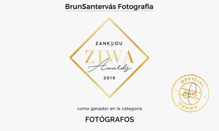 BrunSantervás Fotografía reconocidos con el premio más importante del sector nupcial