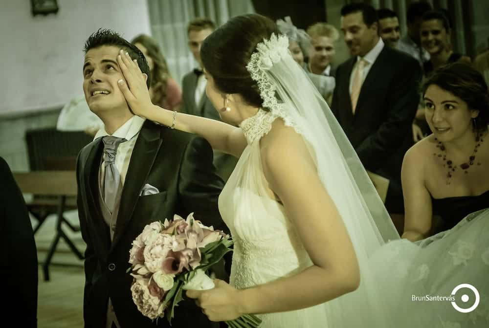 A veces tenéis temor a salir llorando en las fotos de la boda.