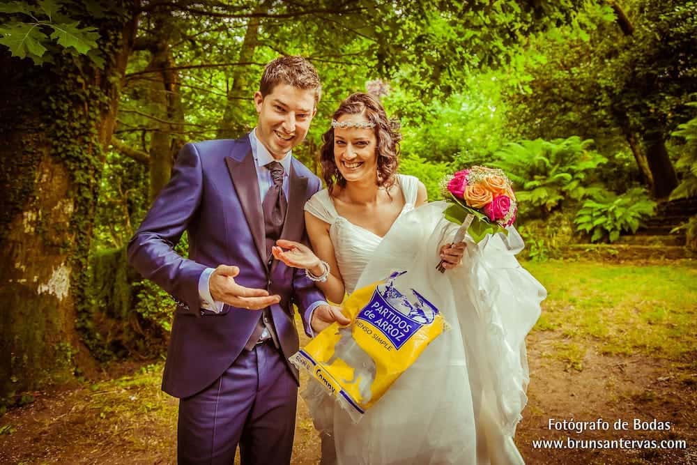 Ahí va una muestra de lo que NO se debe echar en las bodas