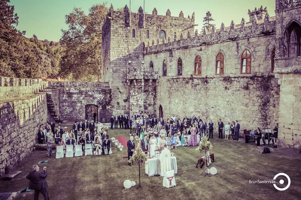 Boda en el Castillo de Soutomaior.