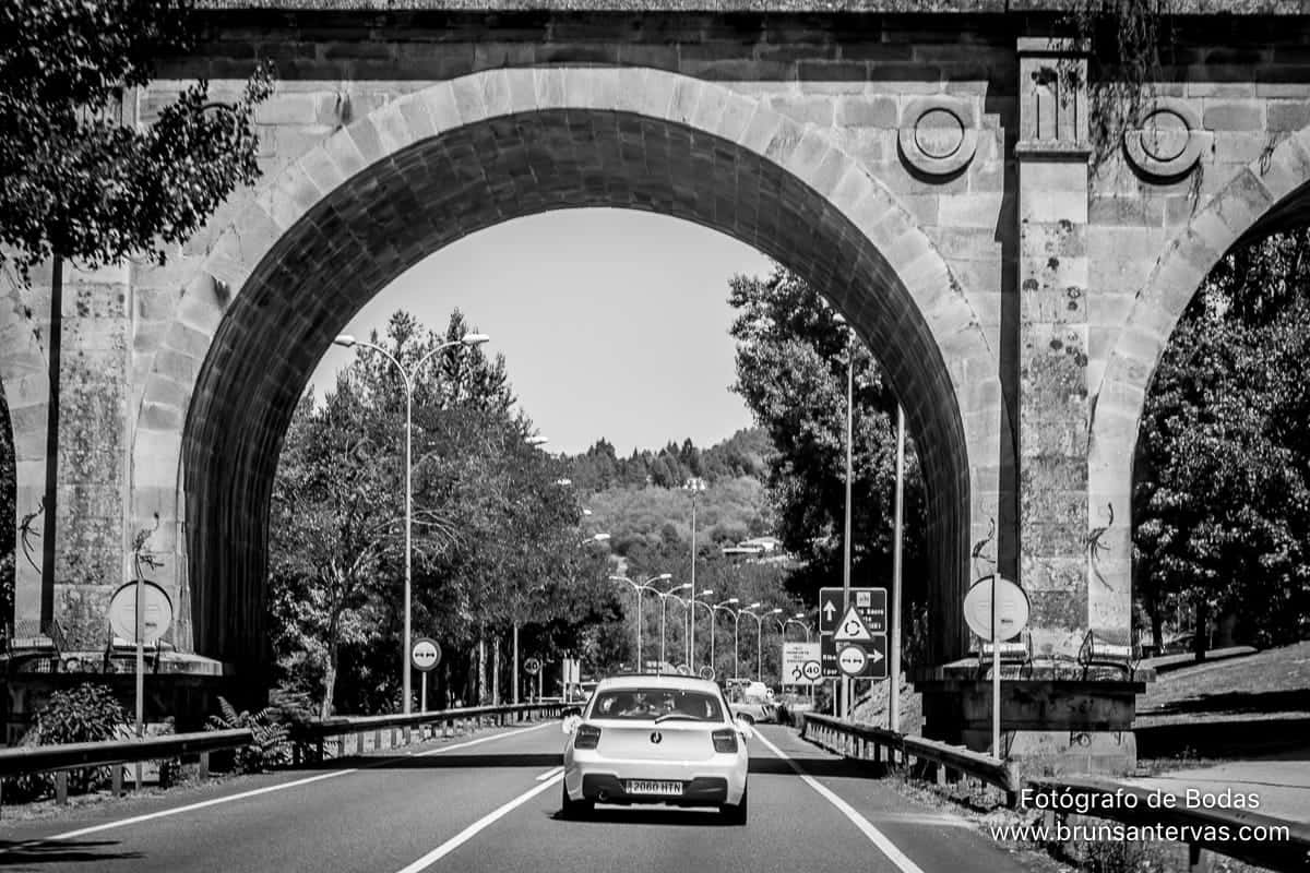 Coche de novios en Orense