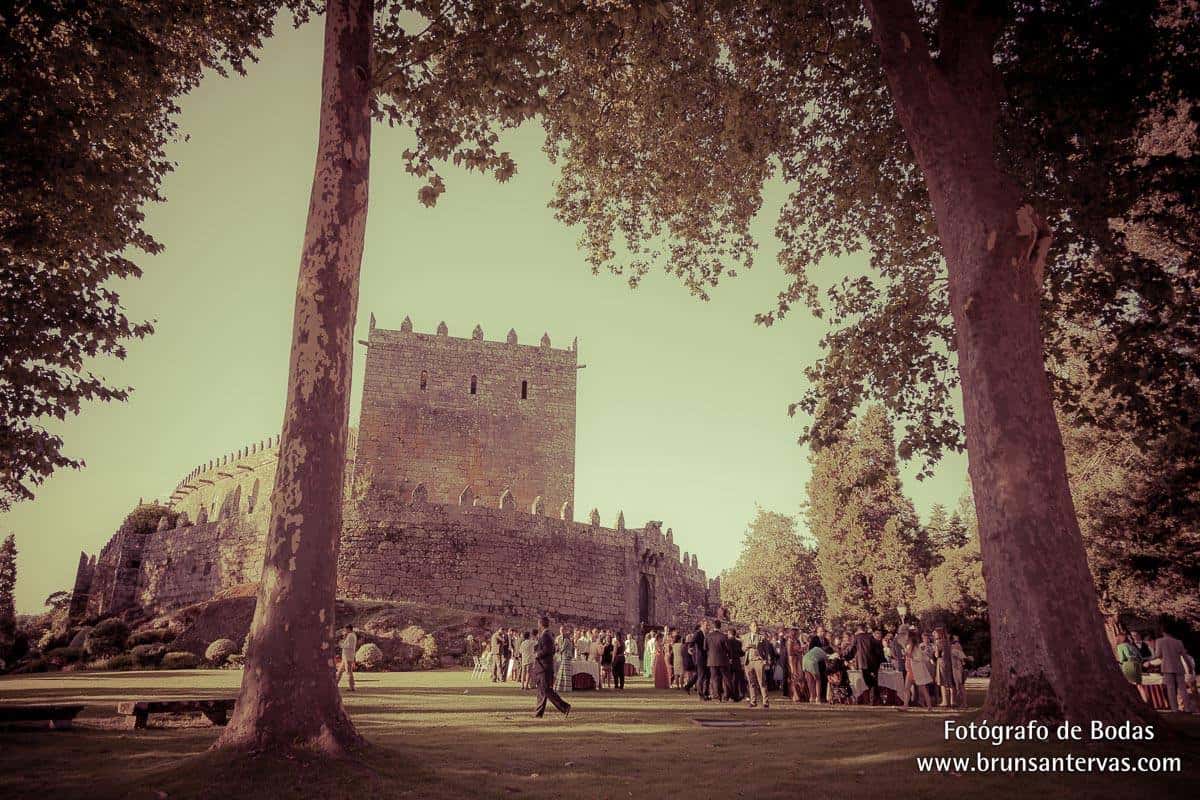 El lugar de la boda el Castillo de Soutomaior.