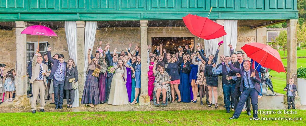 El pronóstico del tiempo no es favorable para el día de tu boda
