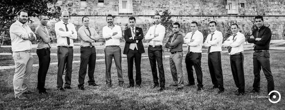 Foto boda inspirada en anuncio.