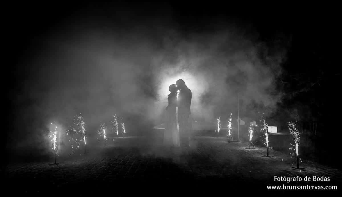 Fuegos artificiales en tu boda