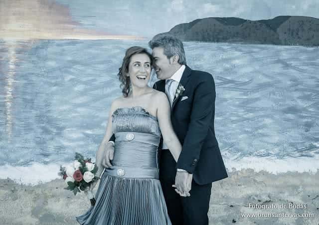 La complicidad de los novios