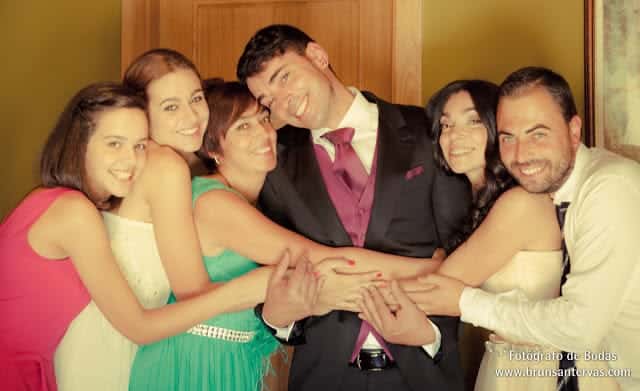La familia de los novios