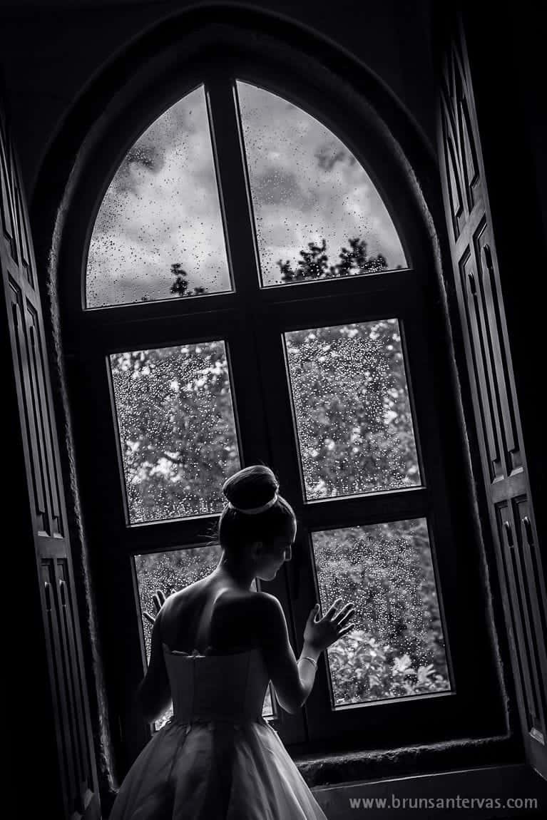 La novia y la lluvia.