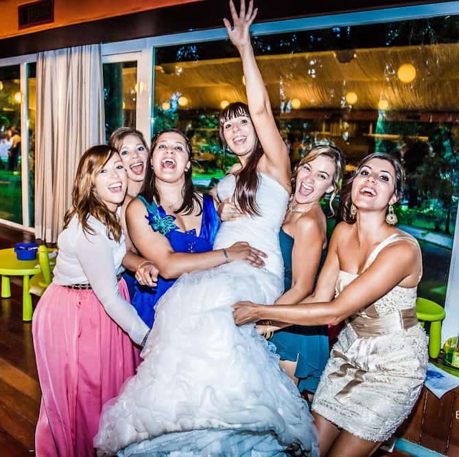 La novia y sus amigas!!