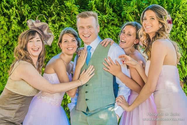 Las damas de honor de la boda