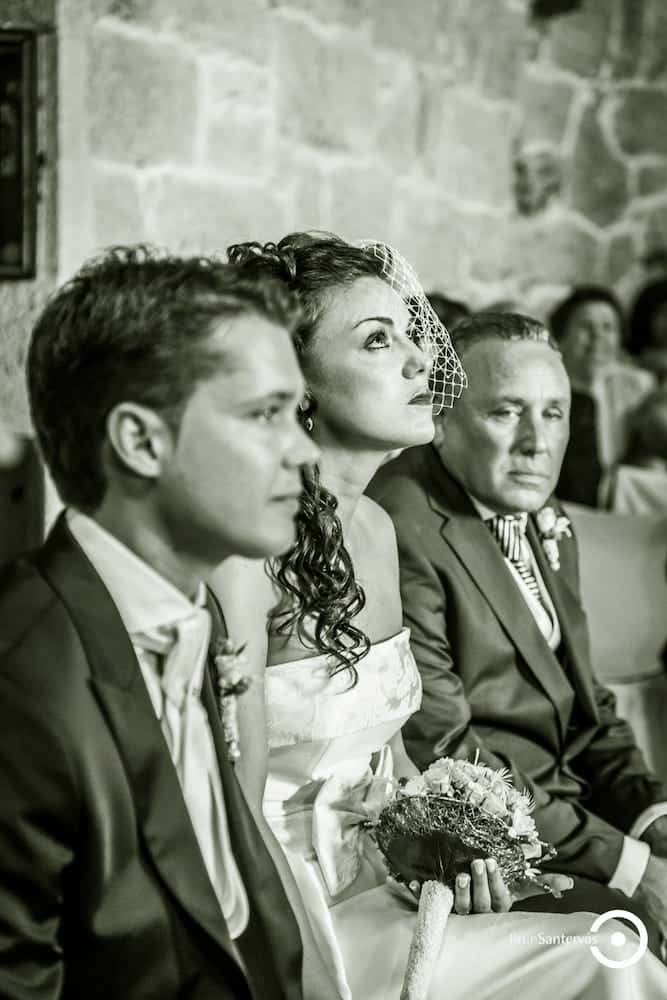Lectura de las personas más allegadas a los novios.