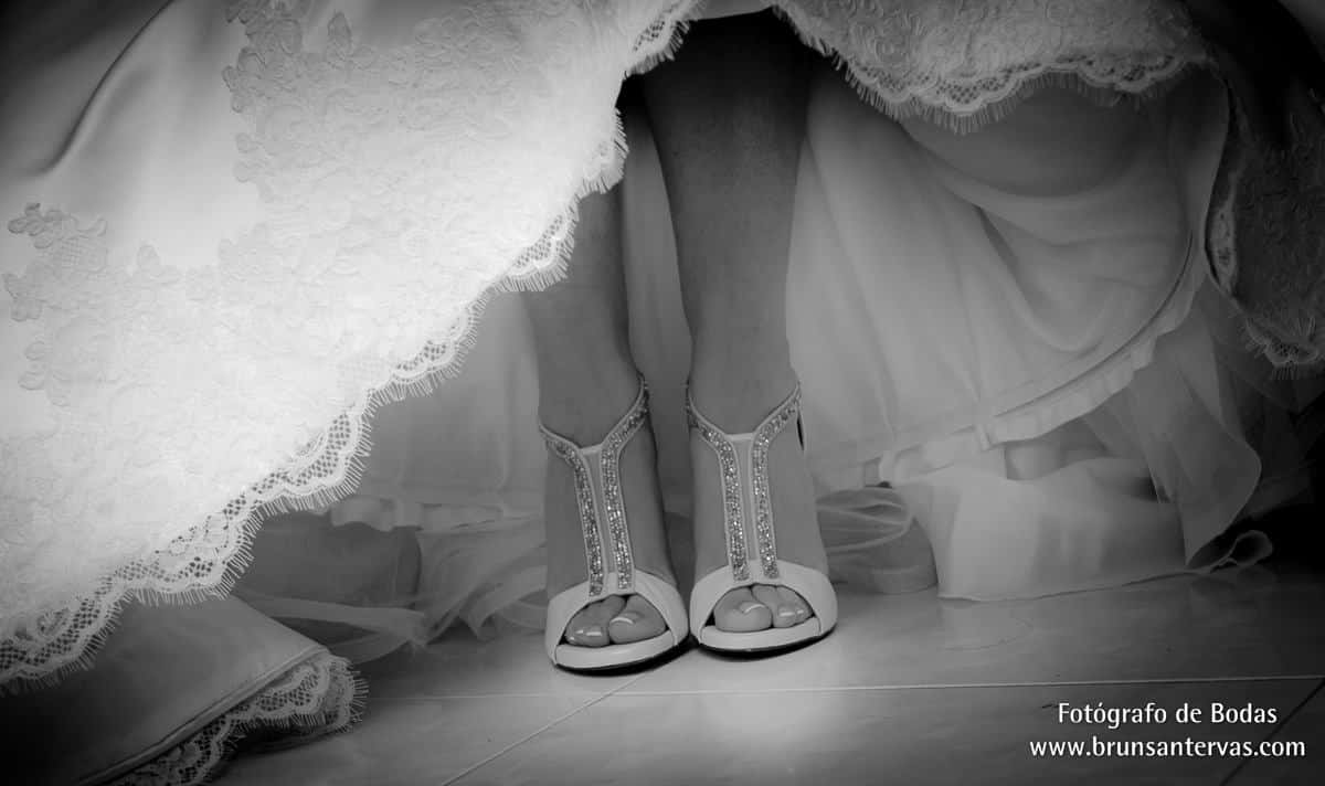 Los zapatos de la novia un complemento indispensable.