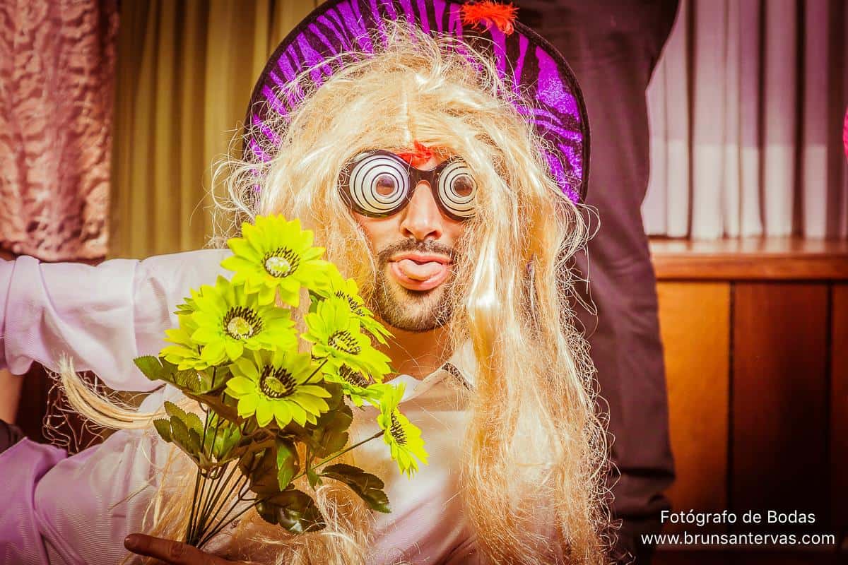 Momento fotoloco en boda.