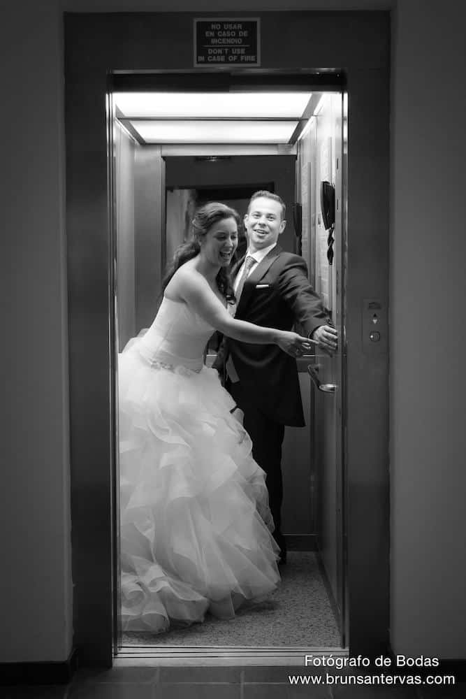 Novios a la fuga.