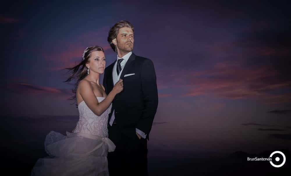 Posado novios de cine.