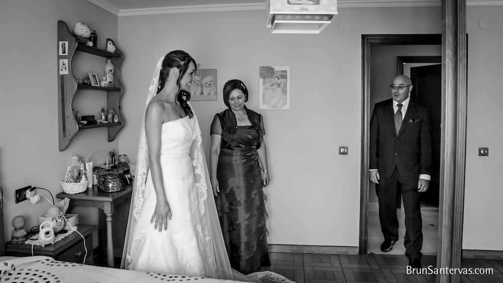 Preparamos con mucho cariño el encuentro del padrino con la novia.