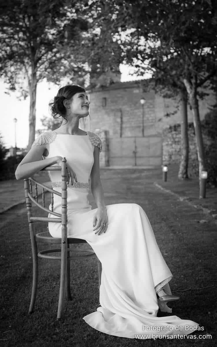 Quién dice que esta preciosa novia no es una modelo