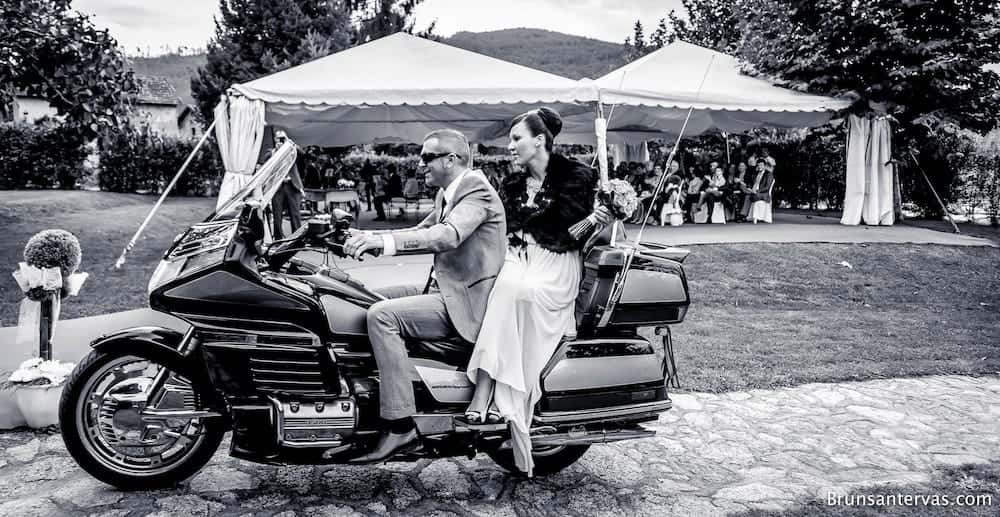 Una forma diferente de llevar a la novia al altar