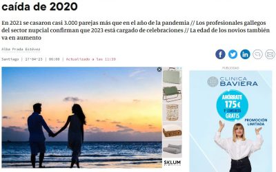 Ana Santervás habla de la tendencia en Bodas con El Correo Gallego