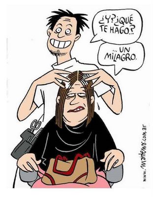 La peluquera y las horas