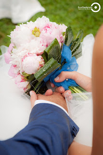 Ramo de novia y prendido de novio